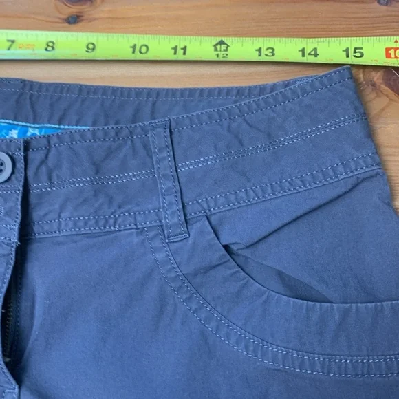 MEC Organic Cotton Technical Hiking Pants, Convertible , Blue/Gray - Picture 10 of 16